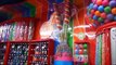 CANDY at PARTY CITY TOY Hunting Surprise Candies Treats Snacks Shopping Giant Gumball Mach