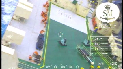 Helimer 401 Rescatados los 22 tripulantes del mercante Modern Express