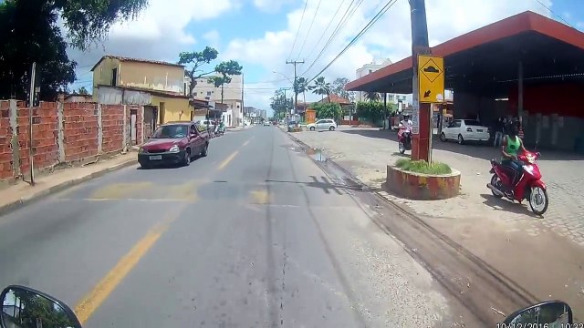 Fazer 250 testando a camera EKEN H9 4K