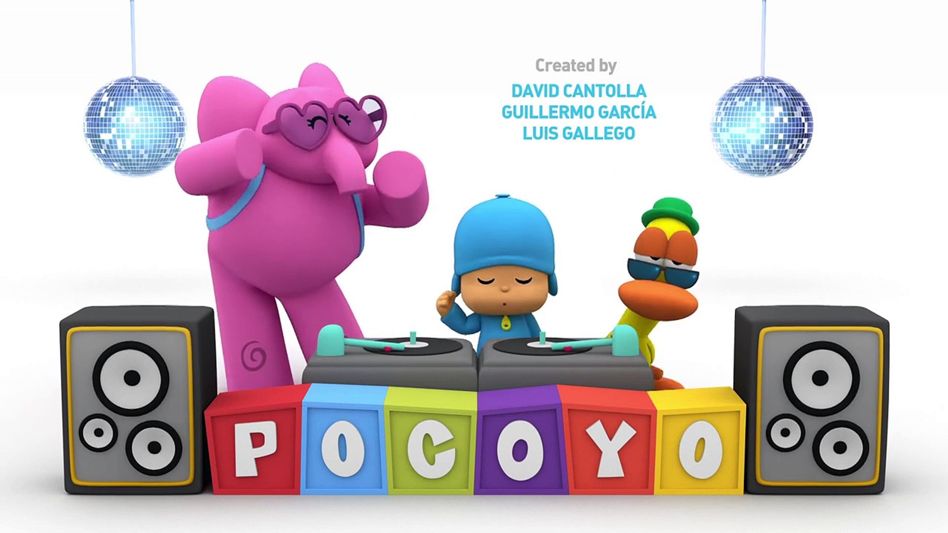 ⁣Дискотека обучение музыка через Pocoyo