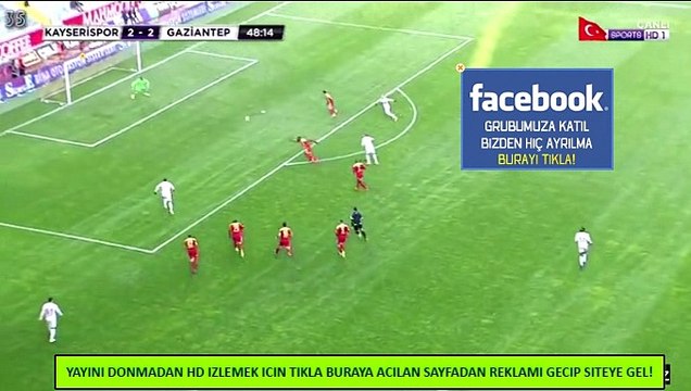 Nabil Ghilas GOAL HD - Kayserispor 2-3 Gaziantepspor 18.03.201