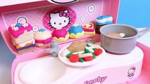 Play Doh Hello Kitty Mini Kitchen Preschool set   Shopkins ハローキティ キッチンセット Kitchen Baking T
