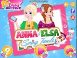 Elsa and Anna Spring Trends Disney Frozen Princess Makeup and Dress Up Games
