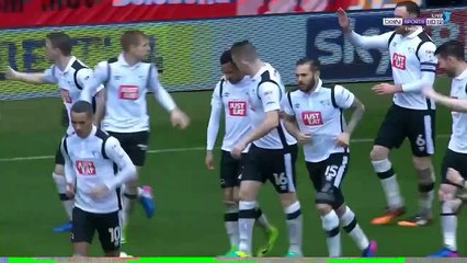 1-1 Matu011bj Vydra Goal England  Championship - 18.03.2017 Nottingham F. 1-1 Derby County