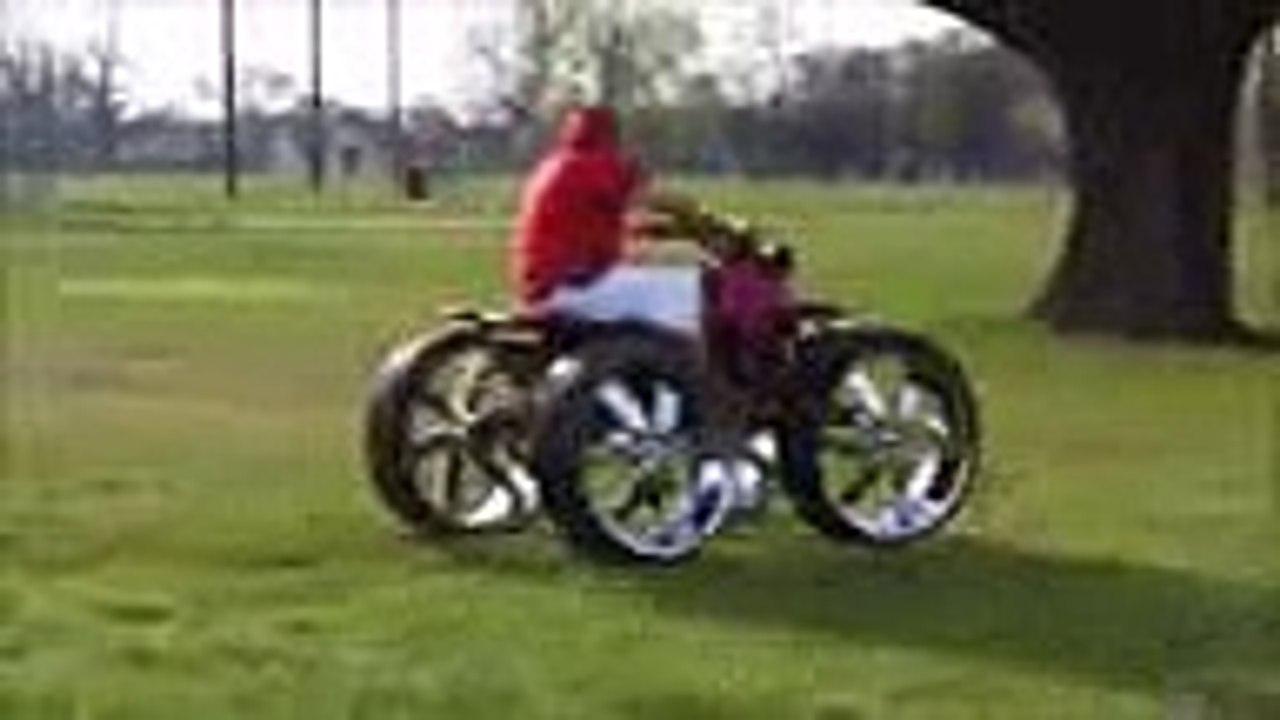 Un quad avec des jantes de voitures de 28 pouces !