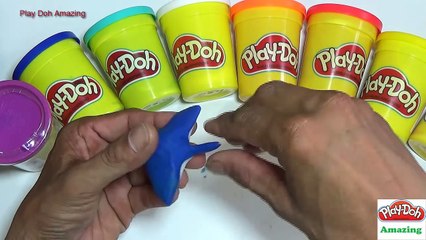 How To Make Mr Ray from  Finding Dory Movies by Play Doh-w_rnQ5hSxGM