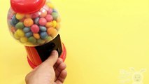 Learn Colours with Gumball Candy Machine! Dubble Bubble Gum Party! Lesson 3