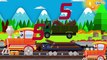 Cars and Trains for Kids | Learning to count with the Train | Learning Cars & Trains cartoon