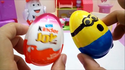DIY KINDER JOY MINION Fridge Magnet ♥ Toys World Video-9yKc8TSylJ8