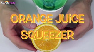How to make an Orange Juice Squeezer from Plastic Bottle - Amazing DIY Projects - HooplaKidz How To-ndrnTUxvcwc