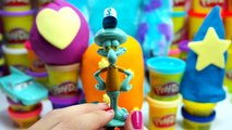 Surprise eggs Spongebob barbie Peppa Pig Surprise eggs Play Doh Cars 2 Frozen toys-KLkTQJo0pbY