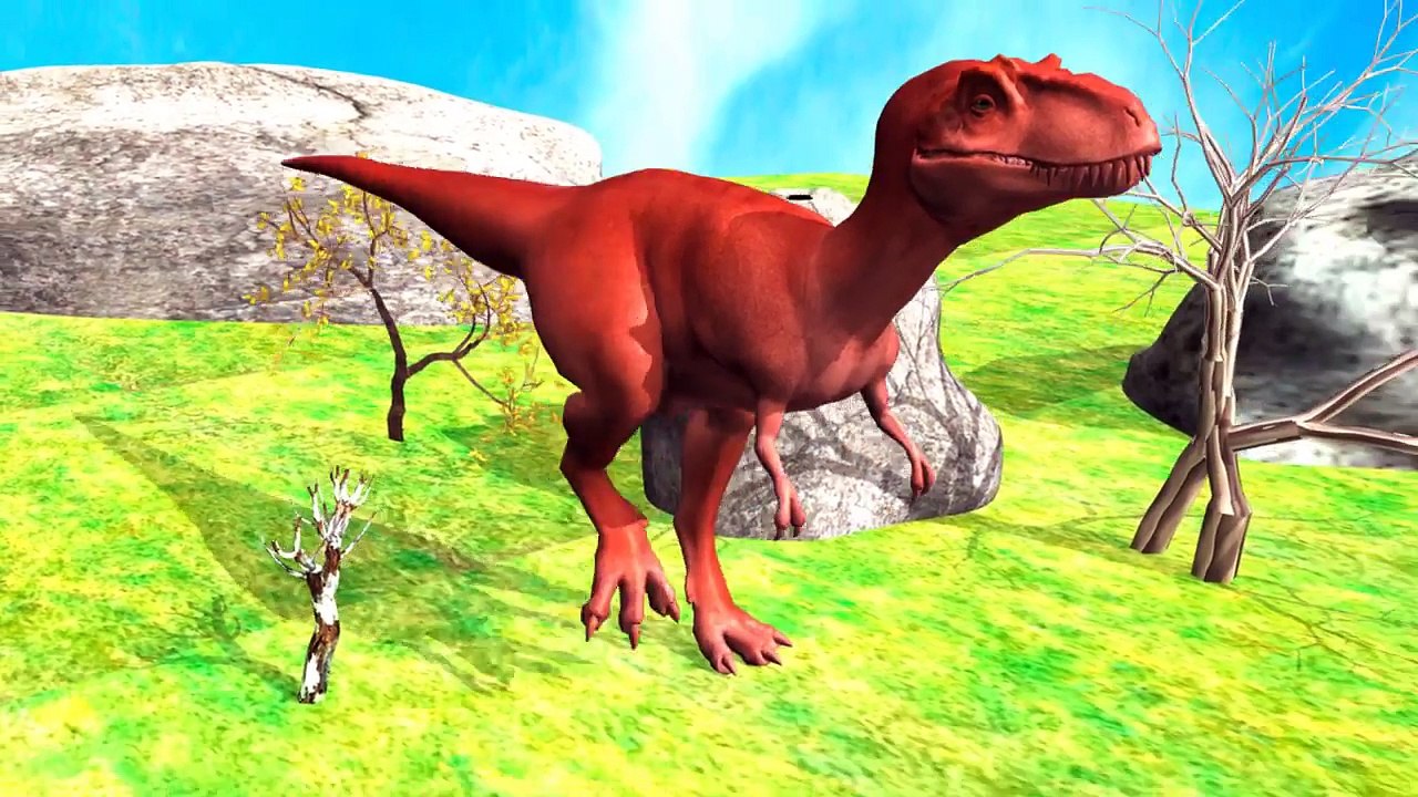 Мультфильм псих динозавр динозавры Семья палец для текст песни рифмы песни трет-рекс с 3D