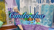 Elsa CINDERELLA Story Cinder-Elsa Disney Princess Carriage Frozen Kids Mike The Merman Dis