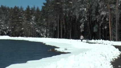 Yüksek Kesimleri Beyaza Büründü