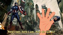 Avengers Finger Family Hulk Iron Man Thor Captain America Superhero Rhyme For Children