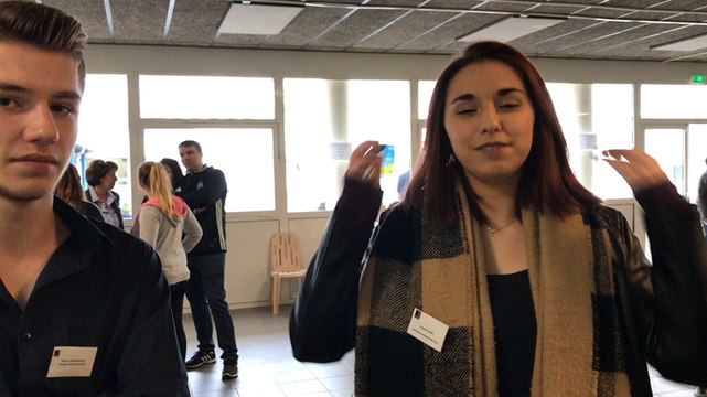 Journée portes ouvertes au lycée Mermoz. Les élèves ont présenté au public leur mini-entreprise !