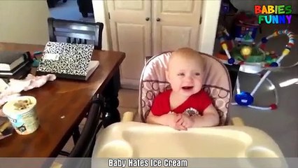 Cute Babies Eating Ice Cream for the First Time!