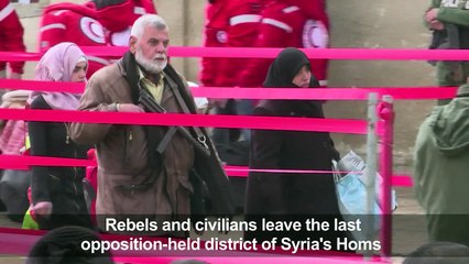 Evacuation of last rebel-held district of Syria's Homs begins