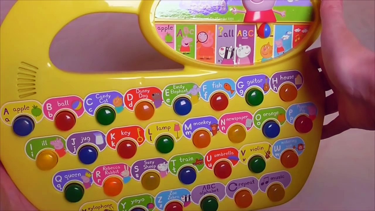 Little Kelly - Toys & Play Doh  - PEPPA PIG ALPHABET PIANO (Kids Fun, Peppa Pig)-oVWXsexcPiQ