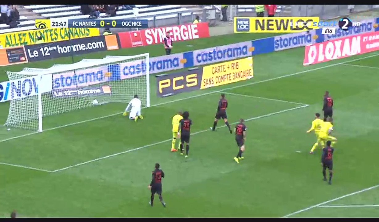 Emiliano Sala Goal HD - Nantes 1-0 Nice - 18.03.2017