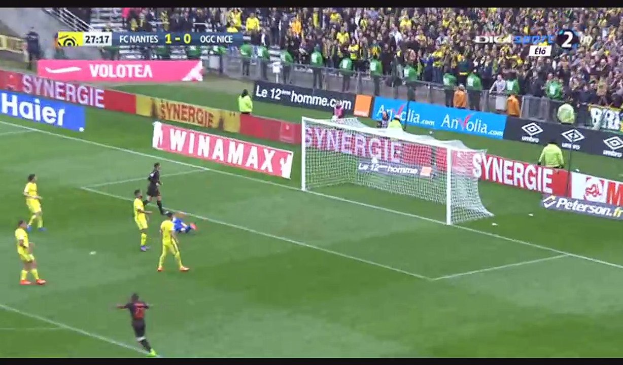 Jean Michael Seri Goal HD - Nantes 1-1 Nice - 18.03.2017