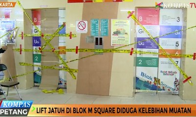 Lift Blok M Square Jatuh Akibat Kelebihan Muatan?