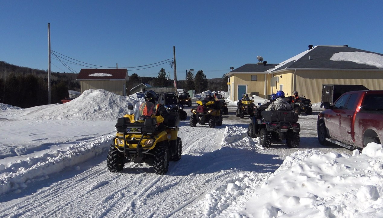 RIDE ST-JEAN DE MATHA  A MANDEVILLE 17 MARS 2017