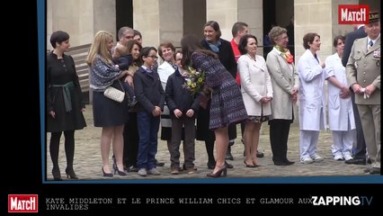Kate Middleton et le prince William chics et glamour aux Invalides