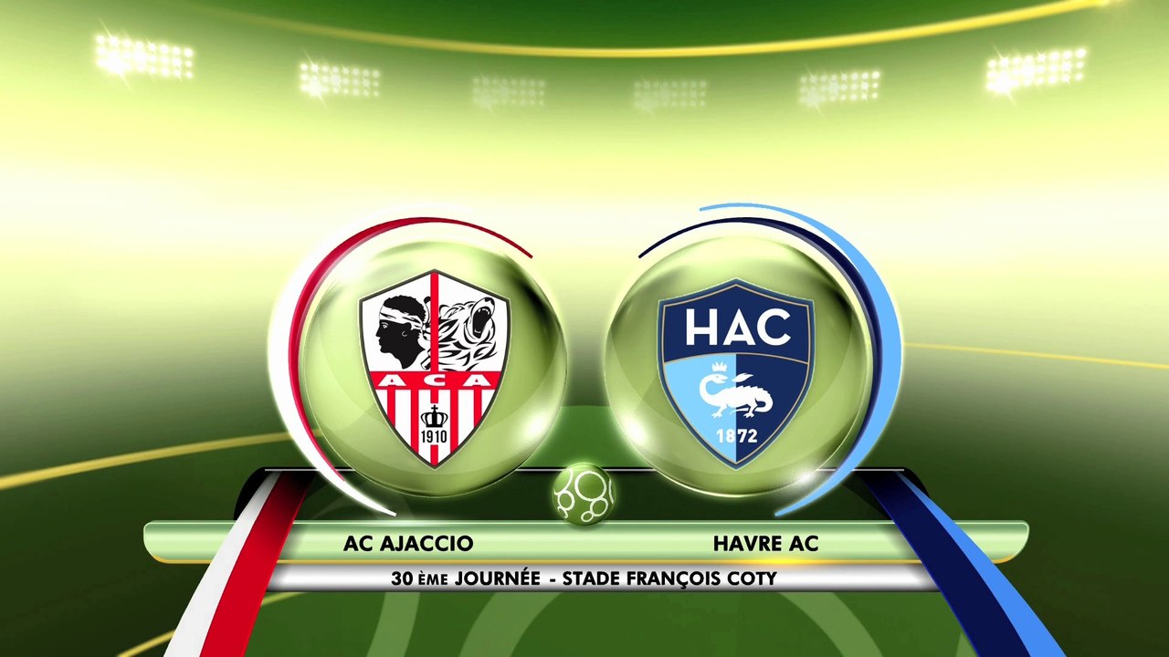 Résumé de AC Ajaccio - HAC (0-0) du 17/03/2017