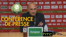 Conférence de presse AC Ajaccio - Havre AC (0-0) : Olivier PANTALONI (ACA) - Oswald TANCHOT (HAC) - 2016/2017