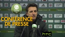 Conférence de presse Red Star  FC - Amiens SC (0-1) : Claude ROBIN (RED) - Christophe PELISSIER (ASC) - 2016/2017