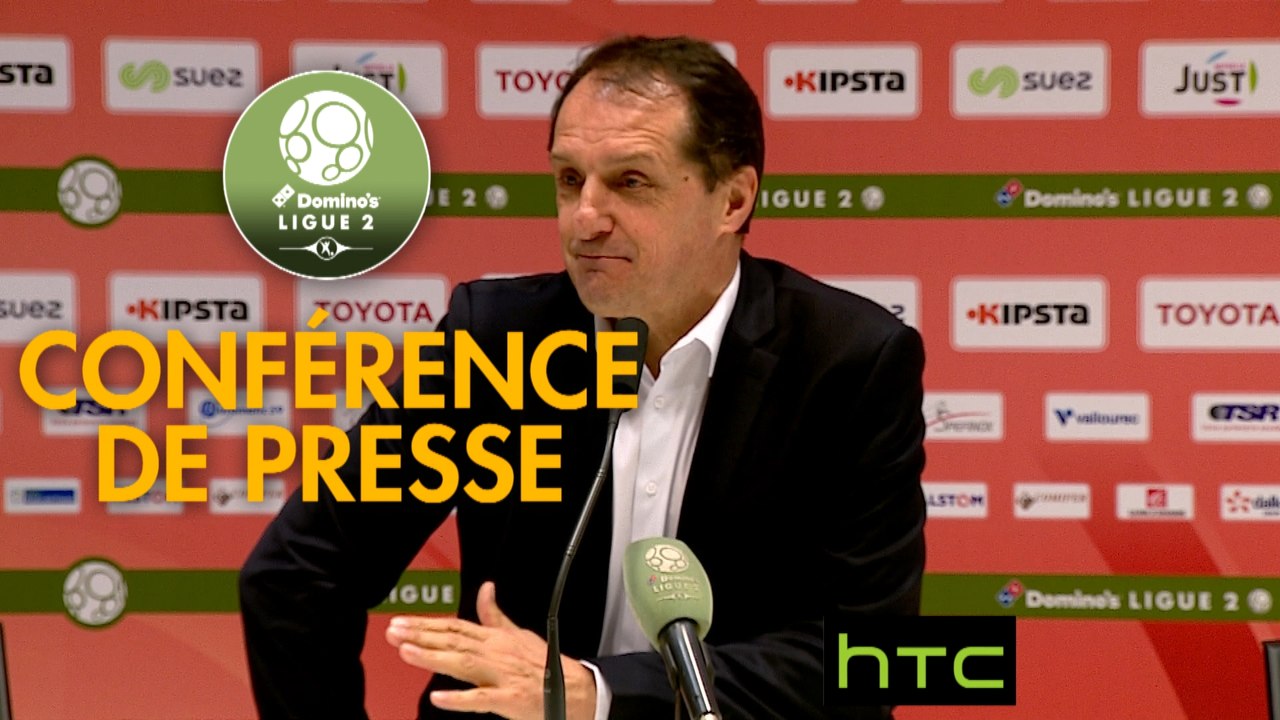 Conférence de presse Valenciennes FC - Tours FC (0-4) : Faruk HADZIBEGIC (VAFC) - Nourredine  EL OUARDANI (TOURS) - 2016/2017