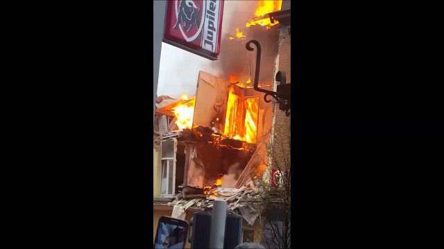 Saint-Gilles: les premières images après l'explosion (2)