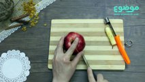 طريقة عمل التفاح المكرمل