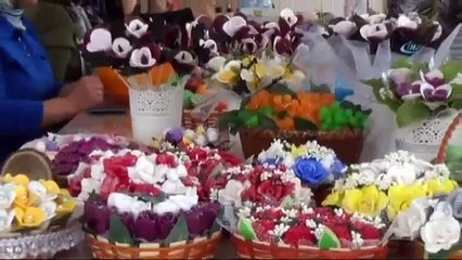 Sabunu Sanat Eserine Dönüştürüyorlar