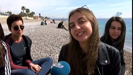 Antalya’da Kar Manzaralı Deniz Keyfi