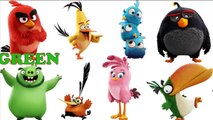 Learn Colors with Angry Birds Movie Characters Coloring Book - Angry Birds Compilations