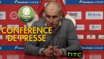 Conférence de presse Stade de Reims - RC Lens (0-2) : Michel DER ZAKARIAN (REIMS) - Alain  CASANOVA (RCL) - 2016/2017