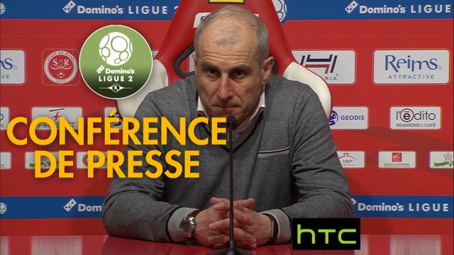 Conférence de presse Stade de Reims - RC Lens (0-2) : Michel DER ZAKARIAN (REIMS) - Alain CASANOVA (RCL) - 2016/2017