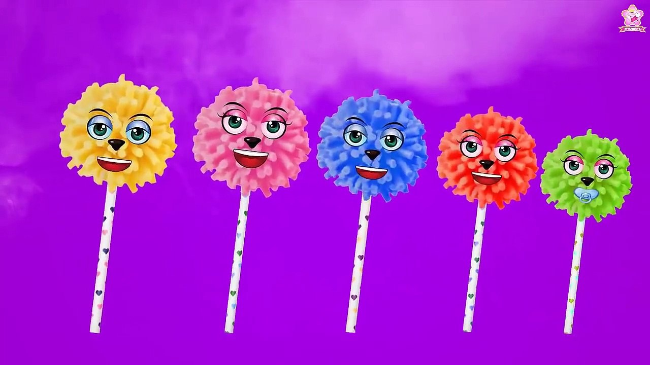 Lollipop Finger Family ☻ Daddy Finger Song For Kids 3D