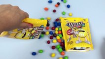 Halloween m&m surprise pumpkin egg BASHING learn colors fun candy opening PART 2