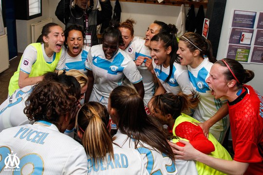 D1 - OM 2-0 PSG : la joie des Olympiennes