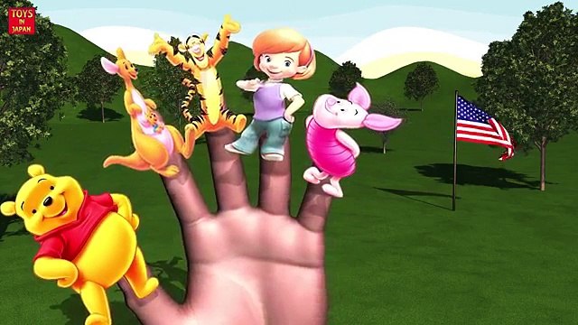 Winnie The Pooh 3D Finger Family | Nursery Rhymes | 3D Animation In HD From Binggo Channel