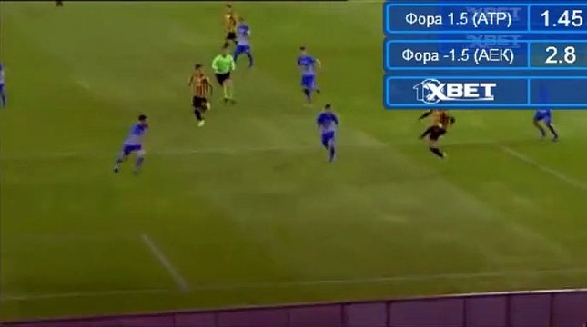 Petros Mantalos Goal HD - Atromitos 0-1 AEK Athens FC 18.03.2017
