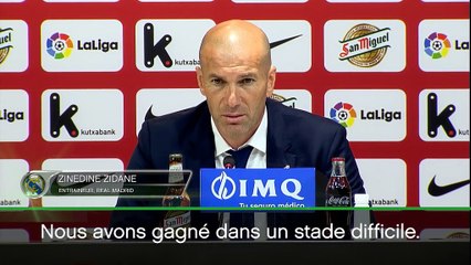 28e j. - Zidane : "Nous avons beaucoup souffert"