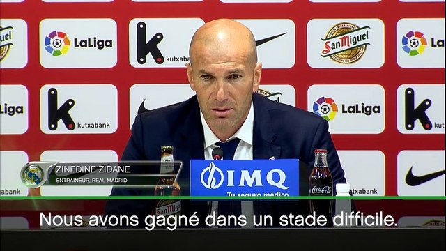28e j. - Zidane : Nous avons beaucoup souffert
