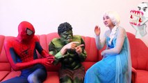 Frozen Elsa Bitten by DRACULA! Spiderman Halloween Prank Videos Superhero Halloween Animat