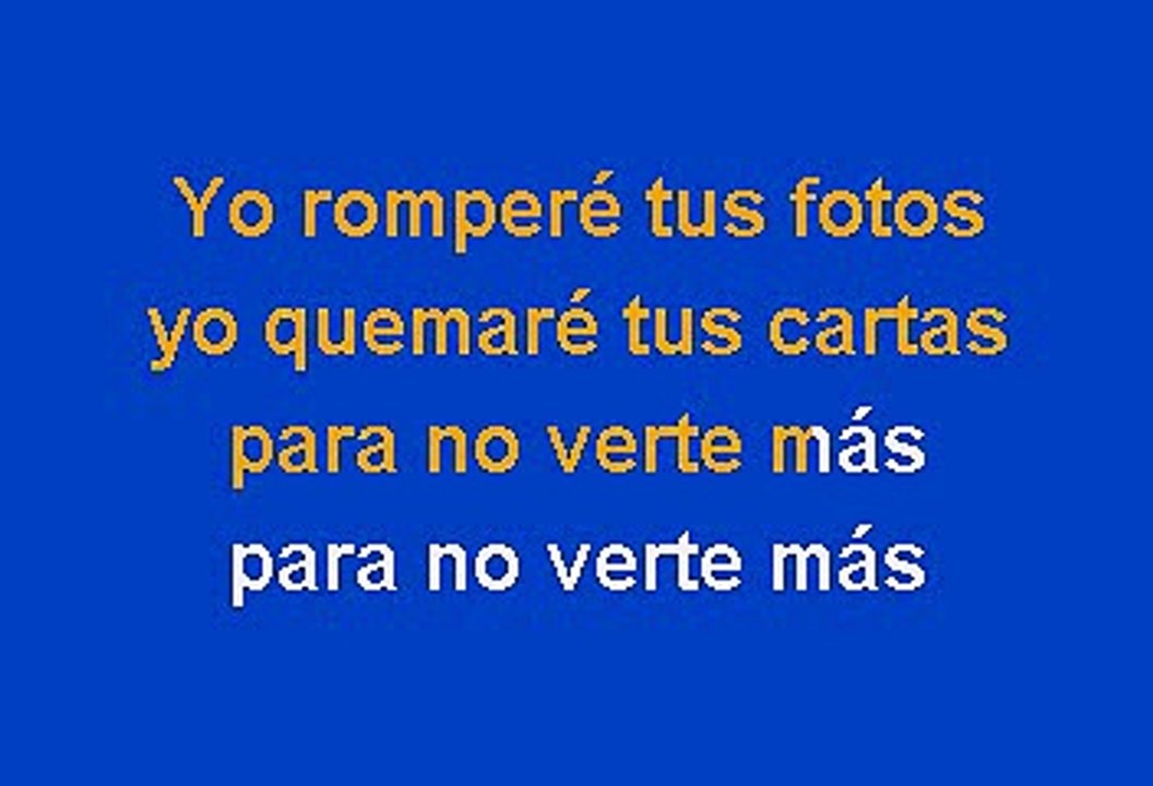La Mosca Tse Tse - Para No Verte Mas (Karaoke)