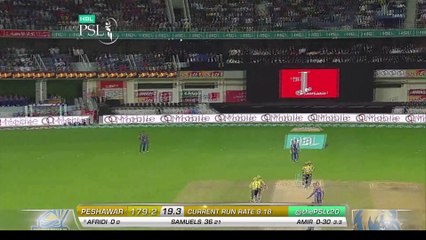 PSL 2017 Playoff 3- Karachi Kings vs. Peshawar Zalmi - Mohammad Akram Bowling