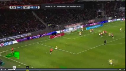 De Jong Goal - PSV vs Vitesse  1-0  18.03.2017 (HD)